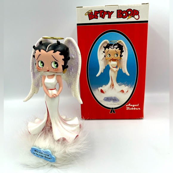 Betty Boop Other - Betty Boop Angel Bobble Head Figurine Statue Collectible 2001